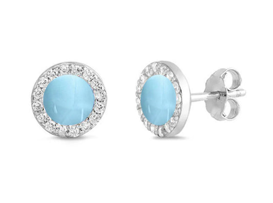 Larimar Earrings